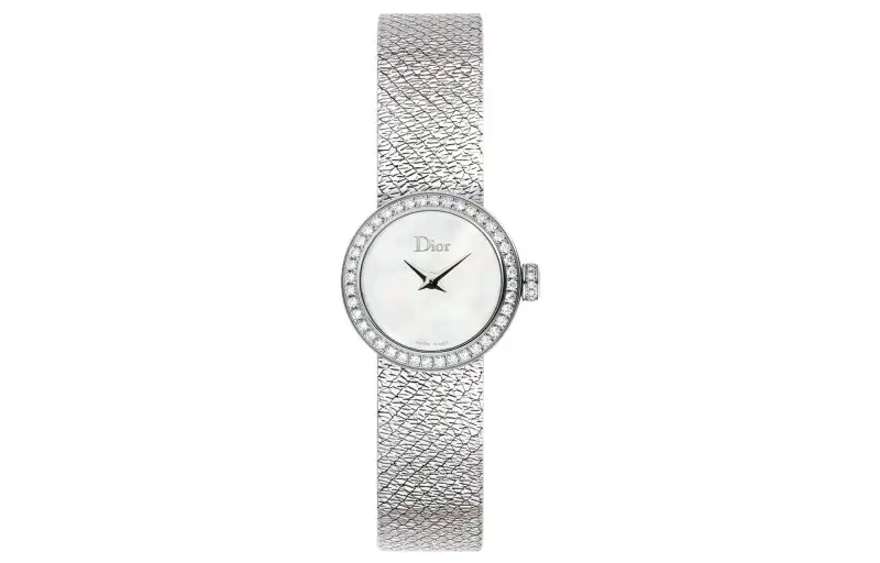 DIOR Wrist Watches Quartz Movement Stainless Steel Strap White Dial Women's 30m Water Resistant