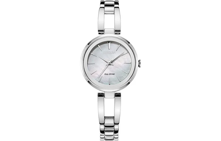 CITIZEN Ecology Drive Collection Light Powered Quartz Movement Stainless Steel Strap Watch