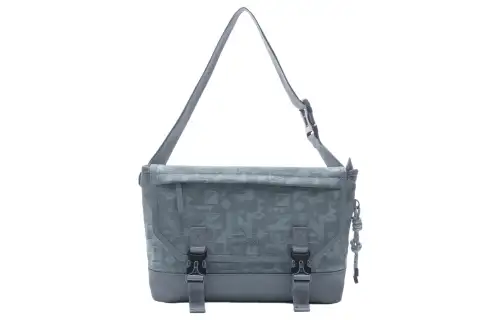 Li Ning Fabric Crossbody Bags Regular Unisex Gray