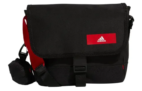 Adidas Recycled Polyester Material Shoulder Bag, Crossbody Bag Regular Unisex Black