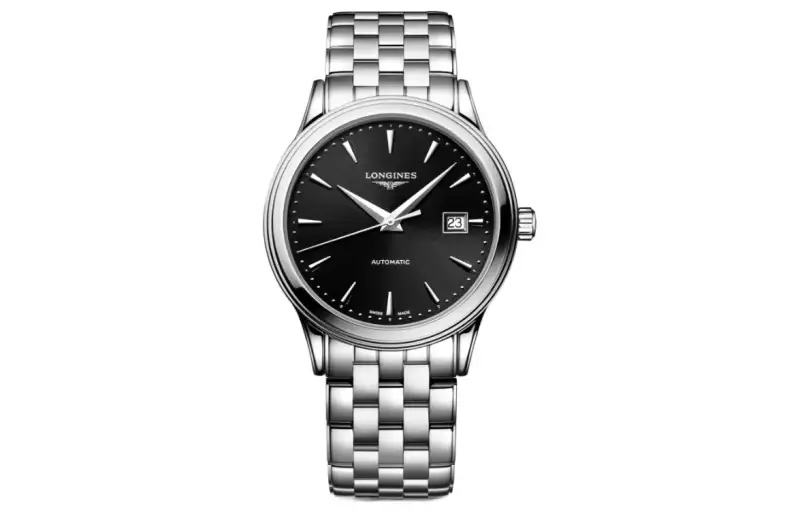 LONGINES Military Flag Collection Automatic Mechanical Movement 30m Waterproof Unisex Watch Black Dial