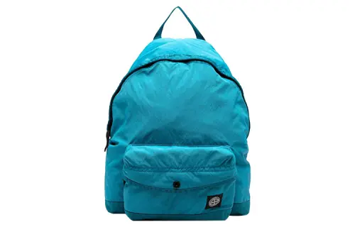 STONE ISLAND Polyurethane Backpack Regular Kids' Blue