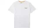 Timberland T Shirts Men's White Crew Neck Moderate Straight Fit