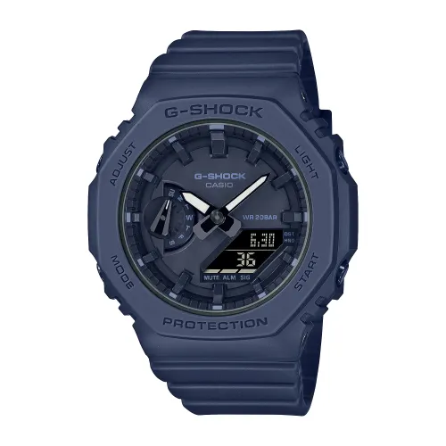 CASIO Women's Liquid Crystal/Analog Dual Display Series Blue Watch