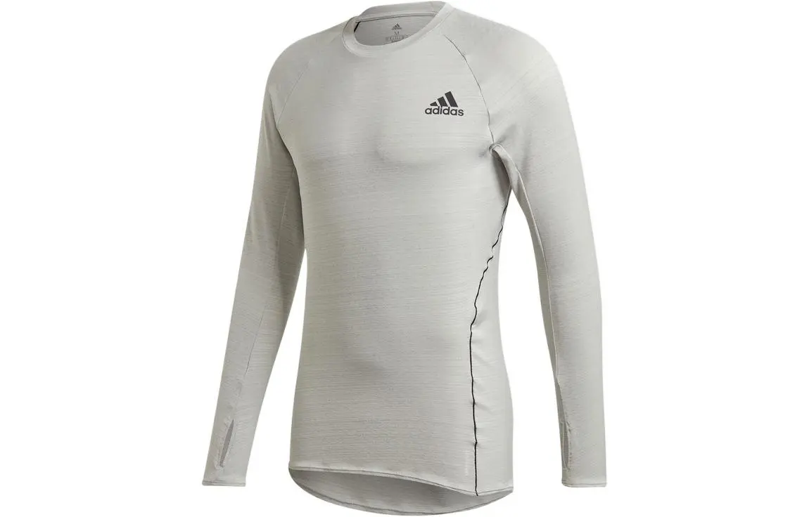 Adidas Running T Shirt Men's Light Gray