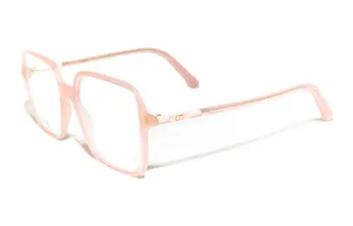 DIOR Plate Frame Square Eyeglasses Frame Women's