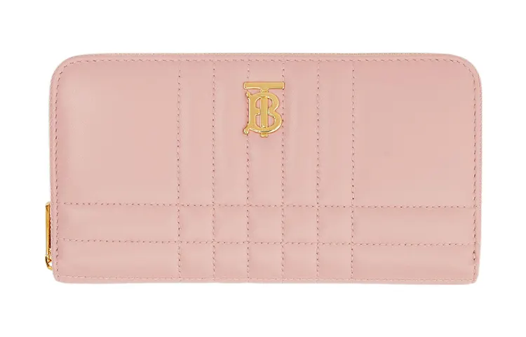 Burberry Lola Bag Lambskin Wallet Women's Pink