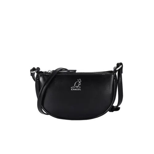 KANGOL Pu Saddle Bag, Crescent Bag, Crossbody Bag Small Women's