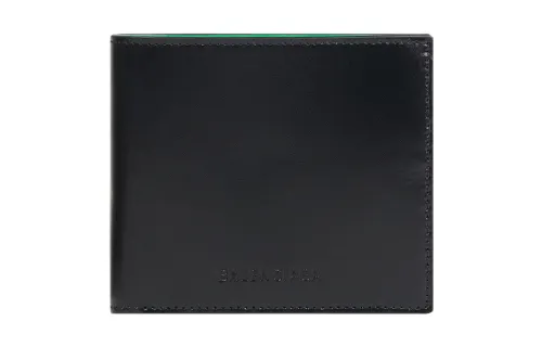 Balenciaga ESSENTIAL Cow Leather Coin Purse Regular Men's Black