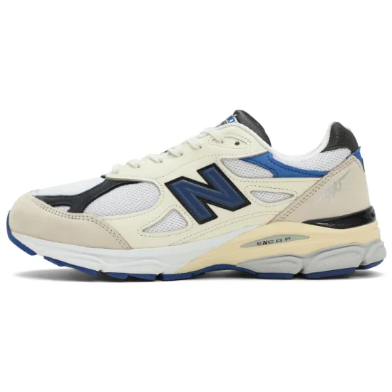 New Balance 990v3 MiUSA White Blue