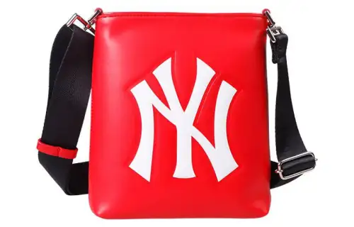 MLB Polyester Shoulder Bag, Crossbody Bag Regular Unisex Red