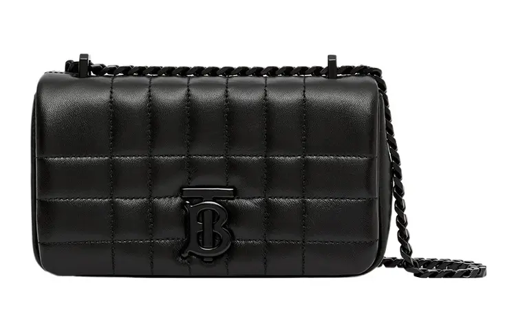 Burberry Lola Bag Lambskin Camera Bag, Crossbody Bag, Shoulder Bag Women's Black