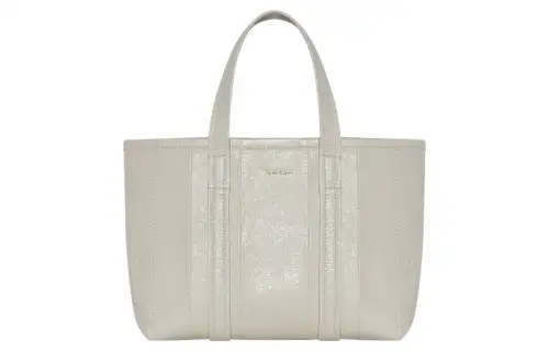 Balenciaga Barbes Arena Lambskin Tote Bag, Shopping Bag, Shoulder Bag, Handbag Small Women's White