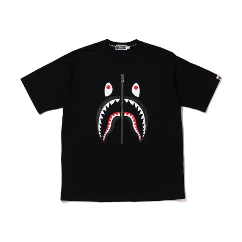 A BATHING APE T Shirts Men's Crew Neck Moderate Straight Fit
