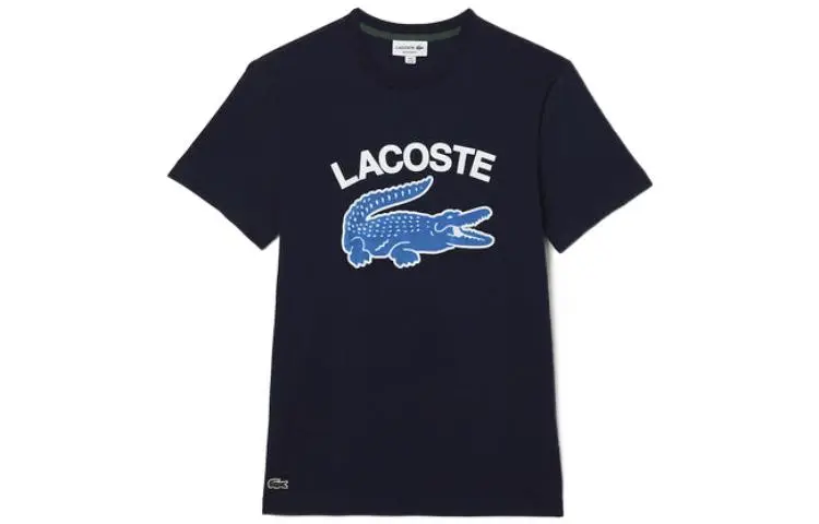 LACOSTE FW22 T Shirt Men's Marine Blue