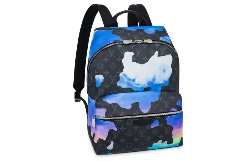 LOUIS VUITTON Discovery Sunrise Monogram Backpack Black/Grey/Multi