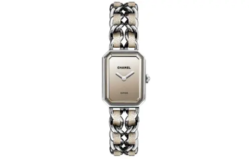 CHANEL PREMIERE Wrist Watches Quartz Movement Stainless Steel Watchband Gray Dial Women's 30m Water Resistant