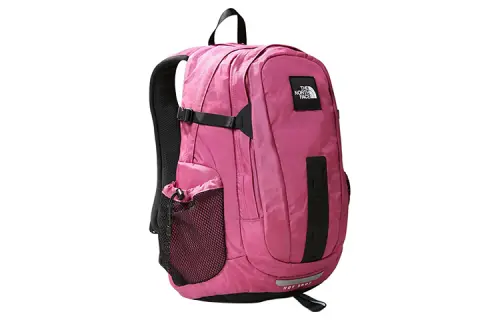 THE NORTH FACE 30L Backpack Double Shoulder Outdoor Bag Nylon Red & Purple & Black Women's