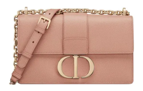 DIOR 30 Montaigne Grain Calfskin Montane Bag, Shoulder Bag, Crossbody Bag Regular Women's Nude Pink