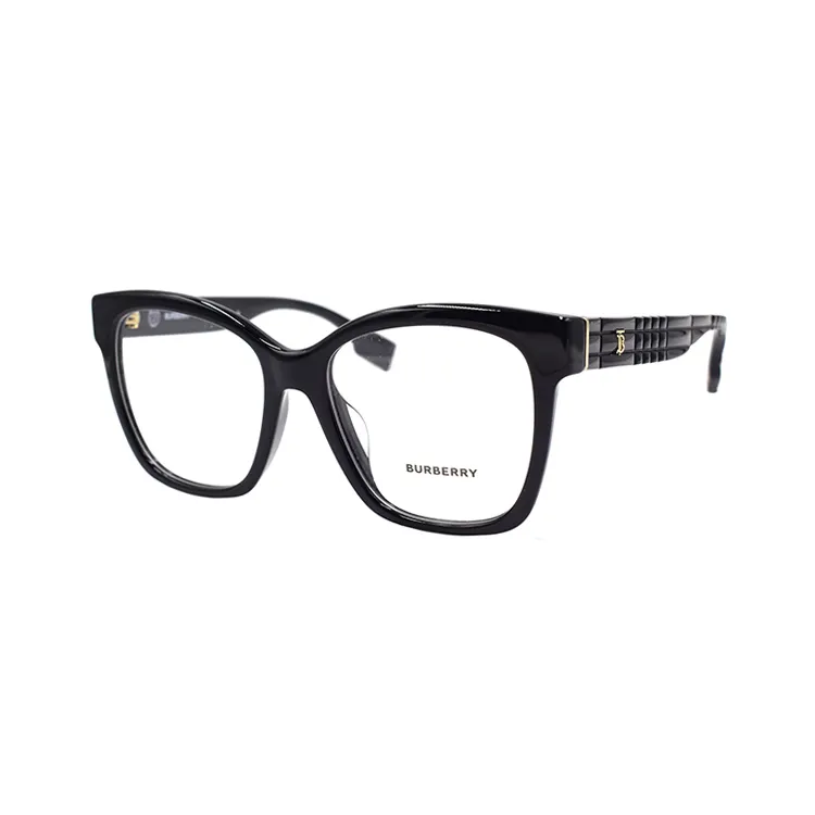 Burberry Plate Frame Butterfly Eyeglass Frames Women's Black