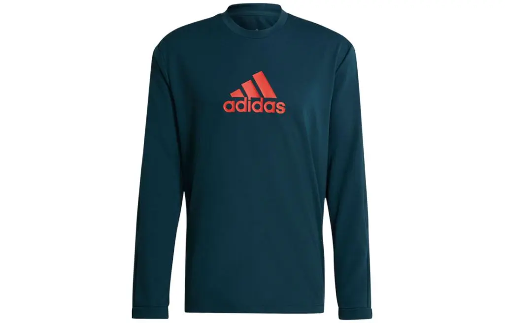 Adidas T-Shirts Men's Green Crew Neck Moderate Straight Fit