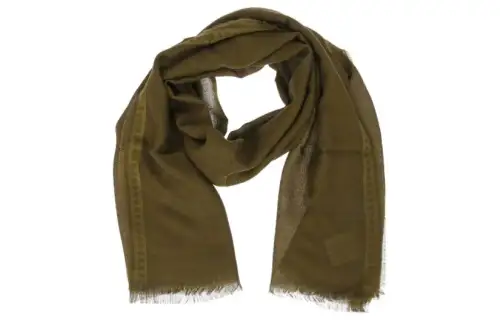 Bottega Veneta Knit Scarves Men's Dark Green