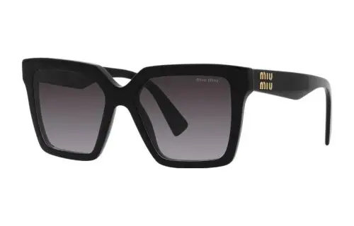 MIU MIU Plate Frame Irregular Shape Sunglasses Women's