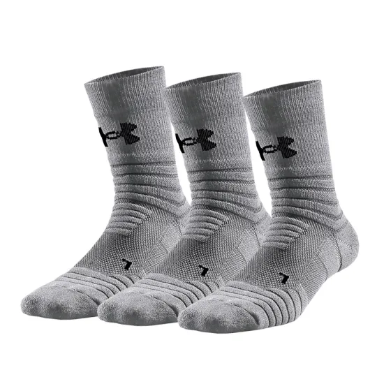 Under Armour Ankle Socks Unisex 3 Pack Gray