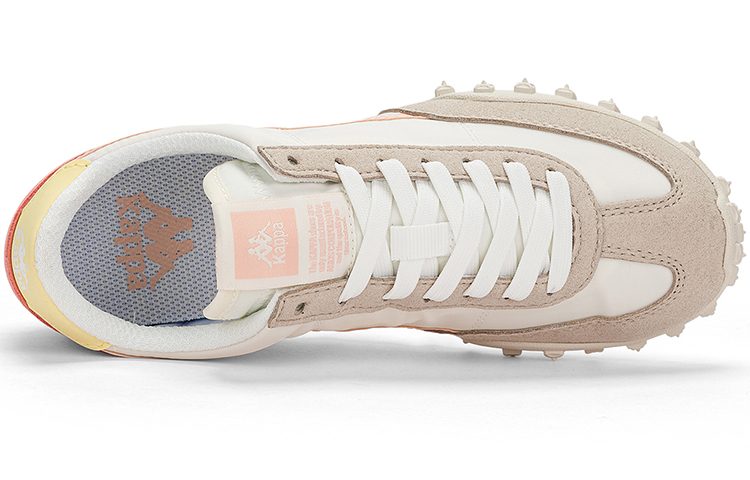Kappa Low top Casual Running Shoes Women’s White Khaki Brown Pink Blue Yellow