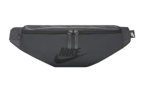 Nike Nylon One Shoulder Crossbody Sling Bag, Fanny Pack Regular Unisex Iron Gray/Black