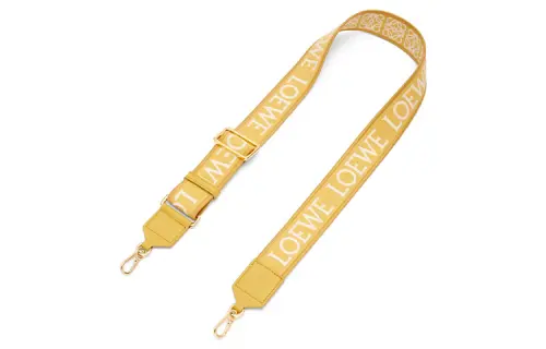 LOEWE Anagram Fabric Bag Straps Women's Dark Yellow
