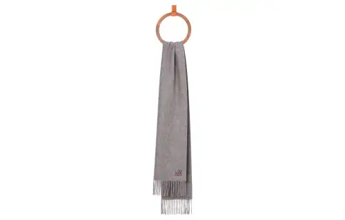 LOEWE Knit Scarves Unisex Gray