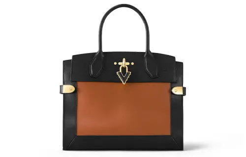 LOUIS VUITTON Steamer Calfskin Small Box Shoulder Bag, Crossbody Bag, Handbag Medium Women's