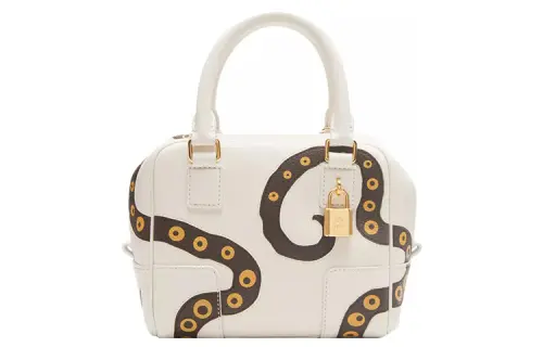 LOEWE Amazona Nappa Cow Leather Shoulder Bag, Crossbody Bag, Handbag Women's White