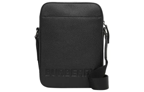 Burberry Calfskin Crossbody Bag, Shoulder Bag Men's Black