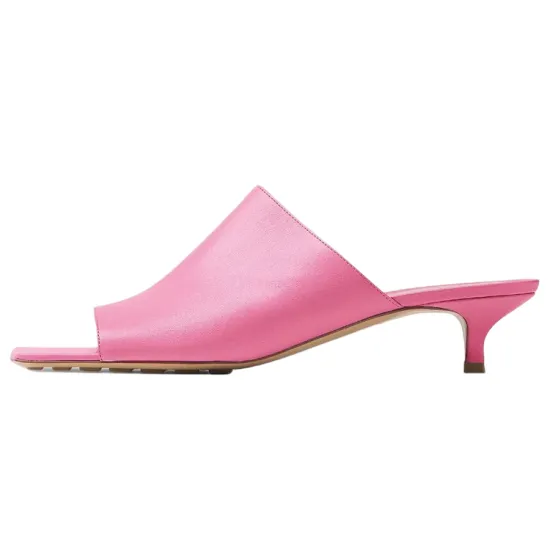 Bottega Veneta Stretch Slide Slippers Women's Pink