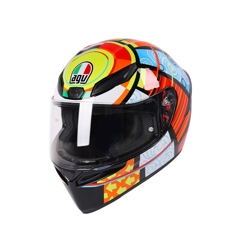 AGV Full Face Helmet ABS Single Lens Commute Travel Motorcycle Helmets