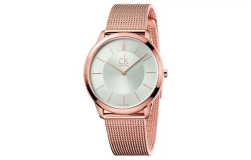 CALVIN KLEIN Wrist Watches Quartz Movement Stainless Steel Watchband Silver Dial Men's Watches