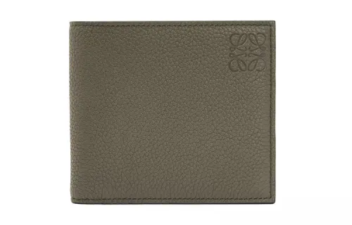 LOEWE Cow Leather Wallet Men's Brown
