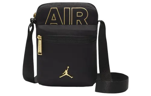 Jordan Fabric Shoulder Bag, Crossbody Bag Regular Unisex Black