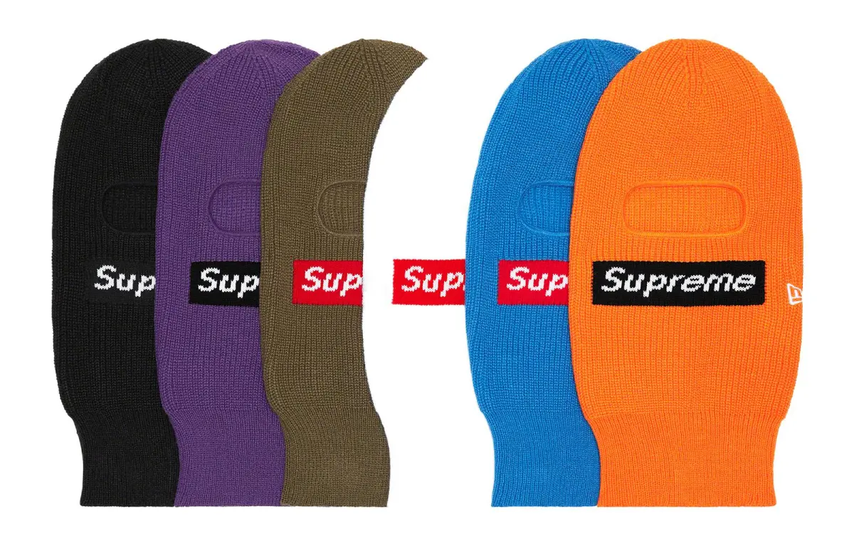 Supreme New Era Box Logo Balaclava FW22