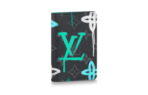 LOUIS VUITTON Pocket Organizer Lv Graffiti Multicolor