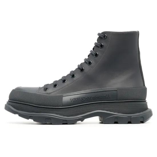 Alexander McQueen Tread Slick Boots Grey