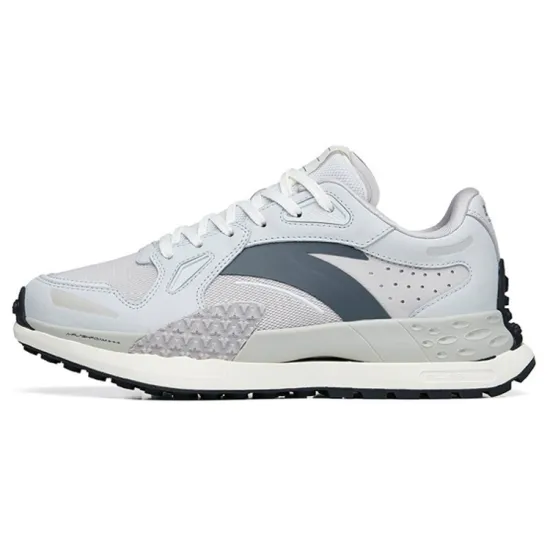 Anta Cushioning Anti-Slip And Wear-Resistant Low-Top Running Shoes Women's Gray