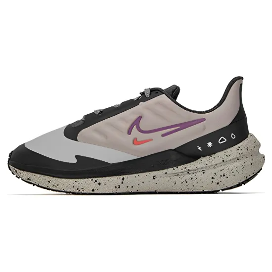 Nike Women's Air Winflo 9 Shield 'Cobblestone Vivid Purple'