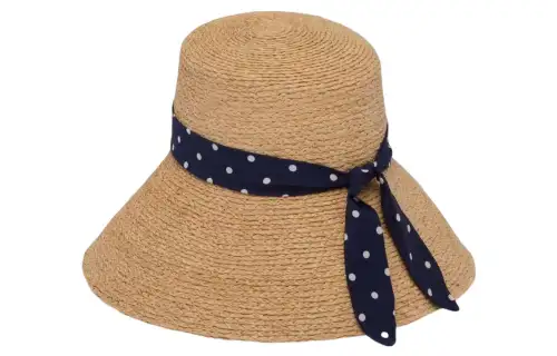 【Previous Season】logo-print straw sun hat