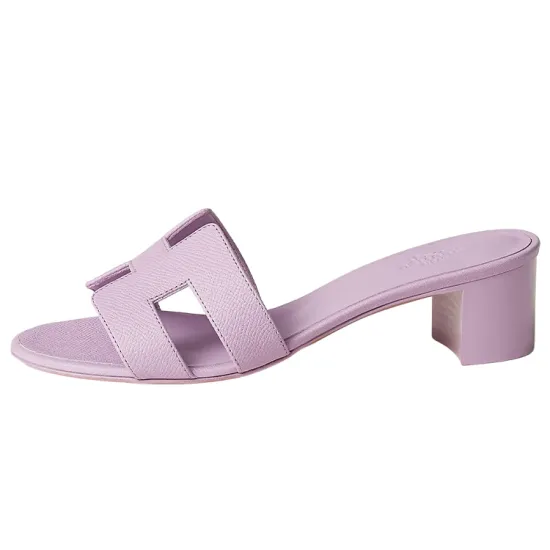 HERMES Oasis Slide Slippers Women's Purple