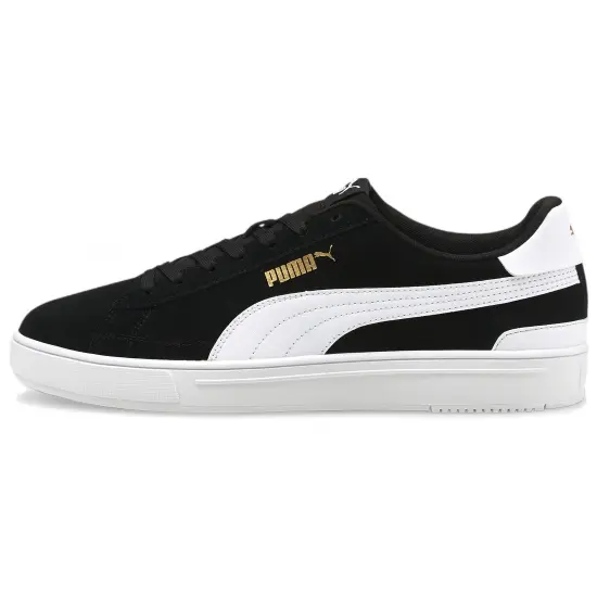 PUMA Suede Skateboarding Shoes Unisex Low-top Black/white