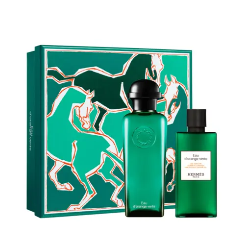 HERMES Orange Green Spring