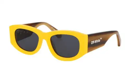 OFF-WHITE round-frame tinted sunglasses